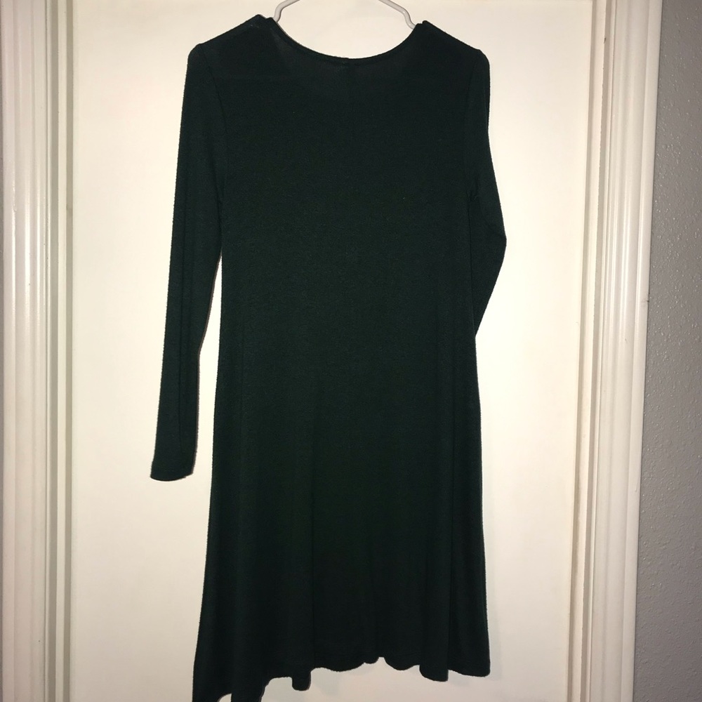 Emerald green tshirt dress
